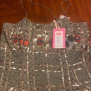 Chelsea Violet Embroidered Dress